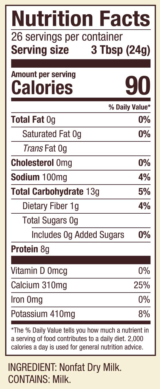 Bob's Red Mill Non Fat Dry Milk Powder, 22 Oz - Image 5